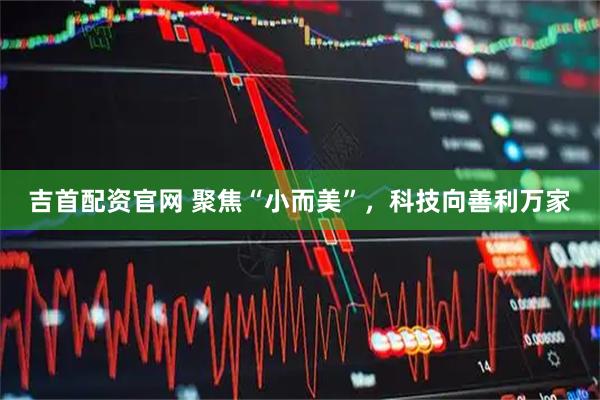 吉首配资官网 聚焦“小而美”，科技向善利万家